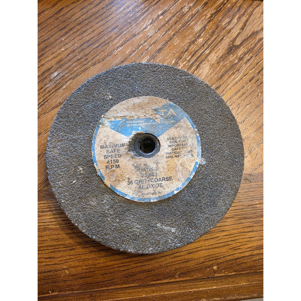 vintage Delta 6" Coarse Grinding Wheel (Part Number 23-683)